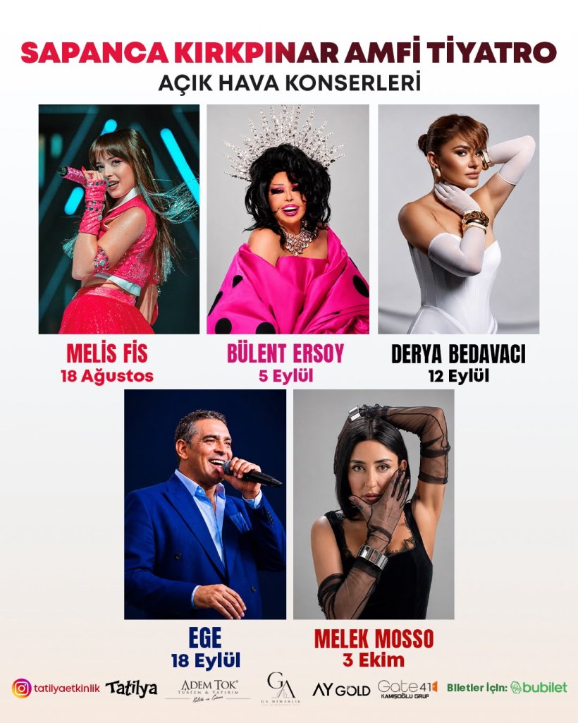SAPANCA KIRKPINAR AMFİ TİYATRO AÇIK HAVA KONSERLERİ
