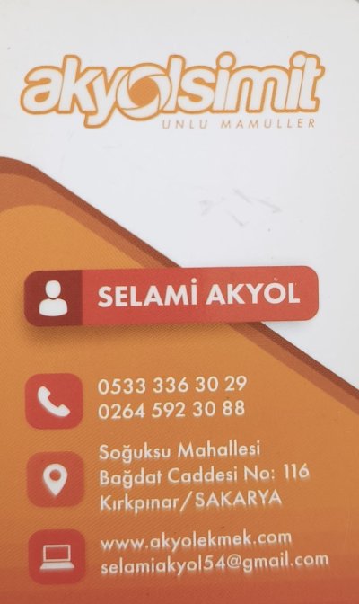 AKYOL SİMİT UNLU MAMÜLLER